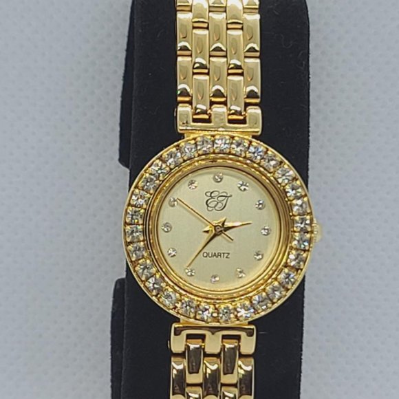 ELIZABETH TAYLOR Gold Tone Ladies Watch - Picture 6 of 8